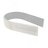 Радиусный элемент цоколя универсальный (высота 120), алюминий матовый 222.0400.FF, фото 1