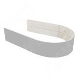 Радиусный элемент цоколя универсальный (высота 120), алюминий матовый 222.0400.FF