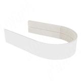 Радиусный элемент цоколя универсальный (высота 120), белый 222.0419.FF