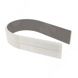 Радиусный элемент цоколя универсальный (высота 100), серый лондон 22.0455.FF, фото 1