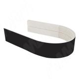 Радиусный элемент цоколя универсальный (высота 100), черный индиго 22.0456.FF