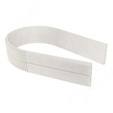 Радиусный элемент цоколя универсальный (высота 100), белое дерево 22.0566.FF, фото 1