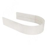 Радиусный элемент цоколя универсальный (высота 100), белое дерево 22.0566.FF