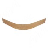 Радиусный элемент цоколя внешний (высота 100), бук светлый 22.0906.10