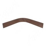 Радиусный элемент цоколя внутренний (высота 100), орех таволато 22.1233R.80