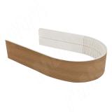 Радиусный элемент цоколя универсальный (высота 100), дуб светлый 22.1371.FF