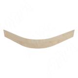 Радиусный элемент цоколя внешний (высота 100), клен медовый 22.1903.10