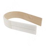 Радиусный элемент цоколя универсальный (высота 150), клен медовый 225.1903.FF, фото 1