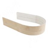 Радиусный элемент цоколя универсальный (высота 150), клен медовый 225.1903.FF