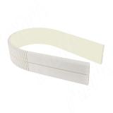 Радиусный элемент цоколя универсальный (высота 100), ваниль 22.5075.FF, фото 1