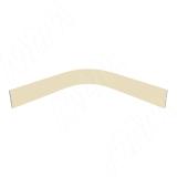 Радиусный элемент цоколя внутренний (высота 100), ваниль 22.5076R.80
