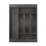 COMBI Лоток кухонный для столовых приборов 376х420/490, цвет графит