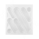 DESIGN Лоток кухонный для столовых приборов для ящика c фасадом 500 мм, цвет белый