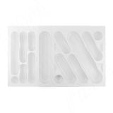 DESIGN Лоток кухонный для столовых приборов для ящика c фасадом 800 мм, цвет белый