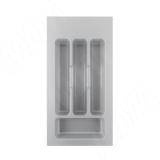 CLASSICA Лоток кухонный для столовых приборов для ящика c фасадом 300 мм, цвет серый металлик