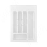 CLASSICA Лоток кухонный для столовых приборов для ящика c фасадом 400 мм, цвет белый