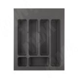 CLASSICA Лоток кухонный для столовых приборов для ящика c фасадом 450 мм, цвет орион серый