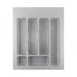 CLASSICA Лоток кухонный для столовых приборов для ящика c фасадом 450 мм, цвет серый металлик