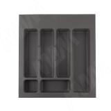 CLASSICA Лоток кухонный для столовых приборов для ящика c фасадом 500 мм, цвет орион серый