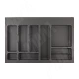 CLASSICA Лоток кухонный для столовых приборов для ящика c фасадом 800 мм, цвет орион серый