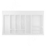 CLASSICA Лоток кухонный для столовых приборов для ящика c фасадом 900 мм, цвет белый