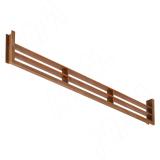 Вентиляционная решетка для цоколя, коричневая 90.449.NC