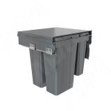 PROBOX LT F60 Система сортировки и хранения, 4 емкости (2x9+2x27), креп. фасада, полн.выдв., плавн.закр., цвет графит