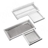 ROUND Комплект посудосушителей для углового шкафа (сушилка для посуды) 600х600 мм, хром