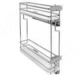 GALAXY Двухуровневая корзина 150 мм, эллипт. прут, противоск., с компл. креплений, с боковым крепл. прав., направл. плавн. закр. Nova Pro ELQGM152DXPRPOMBASCNP