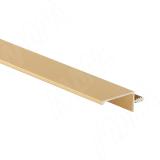 GOLATIME Профиль-ручка для верхней базы, золото матовое (анод), L-3000мм