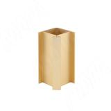 MULTIGOLA Универсальный угол для гола-профиля золото матовое (анод)