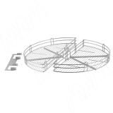 ROUND Двухъярусная карусель 180 грд крепл./фас. KCM760