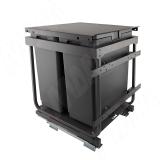 KOMBI 2.0 M50W Система сортировки и хранения, 2 емкости (30л+30л), креп. фасада, полн.выдв., плавн.закр., направл. Nova Pro, крышка-полка