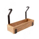 LANDSBY Лоток 280 мм, черный/дуб