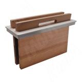 MIRAGE Полка-держатель разделочных досок L=350, 2 доски в компл., пластик, белый M2T350B