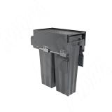 PROBOX MAX F30 Система сортировки и хранения, 2 емкости (2x16), креп. фасада, полн.выдв., плавн.закр., направл. графит