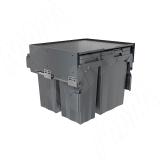 PROBOX MAX F60 Система сортировки и хранения, 4 емкости (2x13+2x24), креп. фасада, полн.выдв., плавн.закр., графит