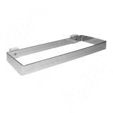 MIRAGE Рамка одинарная L=350 мм, сталь (хром), креп. бел. MTE350BC