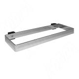 MIRAGE Рамка одинарная L=350 мм, сталь (хром), креп. черн. MTE350NC