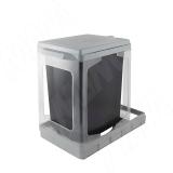 TOWER Система сортировки и хранения, 1 емкость (18л), авт. крышка, нижнее крепление, пластик PAP609/1