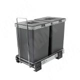 ECOFILL Система сортировки и хранения, 2 емкости (12л+12л), нижнее крепление., напр. полн. выдвиж. PF01 34A2
