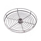 Полка круглая со сквозн. крепл. хром