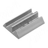 Держатель зеркала или стен.панели, цвет алюминий RGS.AL