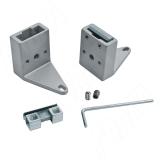 Комплект креплений к стене 40 мм, алюминий матовый RWS.40.AL