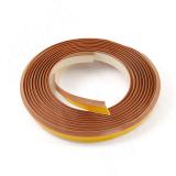 Плинтус уплотнительный универсальный со скотчем, 5 м., коричневый