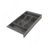 COMBI Лоток кухонный для столовых приборов 266х420/490,  цвет графит 6710G425PZ, фото 2