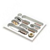 DESIGN Лоток кухонный для столовых приборов для ящика c фасадом 400 мм, цвет белый 6739B325PZ, фото 3