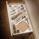 DESIGN Лоток кухонный для столовых приборов для ящика c фасадом 900 мм, цвет белый 6742B310PZ, фото 3