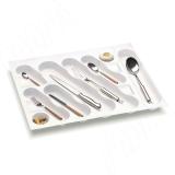 DESIGN Лоток кухонный для столовых приборов для ящика c фасадом 700 мм, цвет белый 6747B35PZ, фото 4