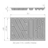 DESIGN Лоток кухонный для столовых приборов для ящика c фасадом 800 мм, цвет серый металлик 6749MT5PZ, фото 5